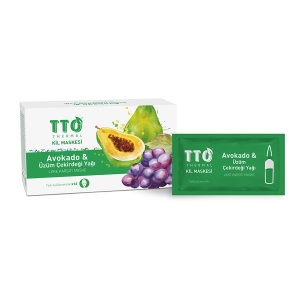 TTO THERMAL CLAY MASK AVOCADO & GRAPE SEED OIL 12 PCS/BOX