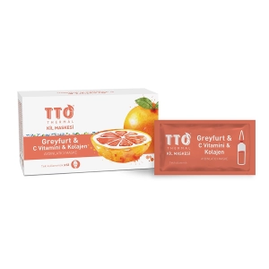 TTO THERMAL CLAY MASK GRAPEFRUIT & VITAMIN C & COLLAGEN 12 PCS/BOX