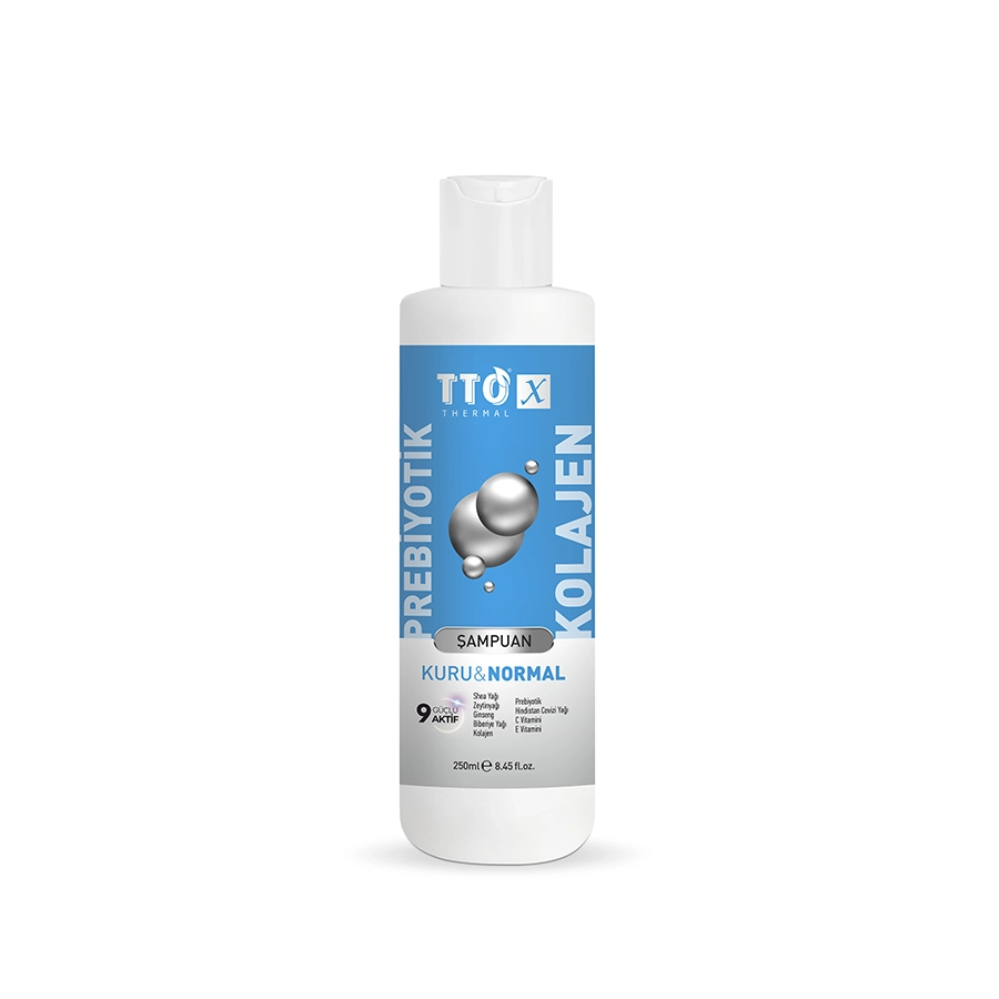 TTO-X PREBIOTIC & COLLAGEN SHAMPOO FOR DRY AND NORMAL HAIR 250 ML