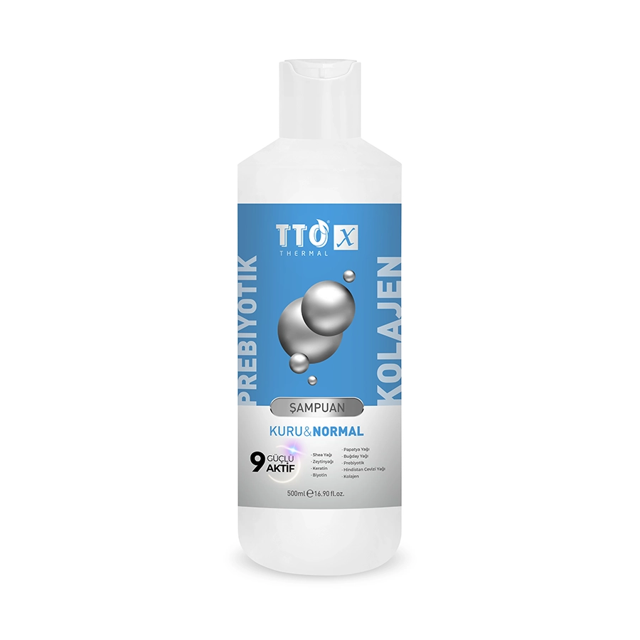 TTO-X PREBIOTIC & COLLAGEN SHAMPOO FOR DRY AND NORMAL HAIR 500 ML