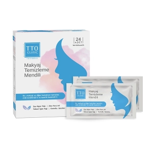 TOALLITAS LIMPIADORAS DE MAQUILLAJE CLÍNICO TTO 24 PIEZAS / CAJA